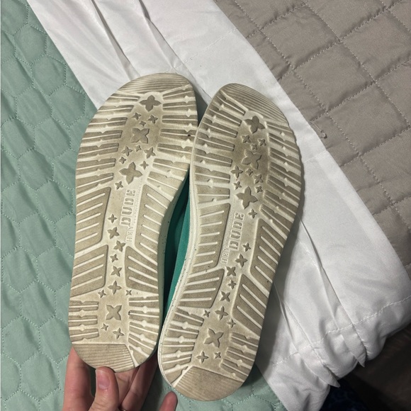 Hey Dude Teal Slip-On Shoes - Picture 2 of 3
